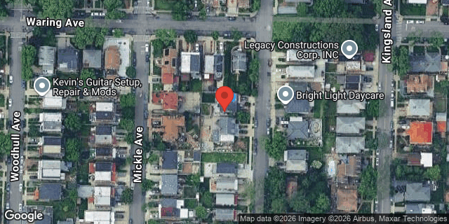Aerial map of 2357 WESTERVELT AVENUE, Bronx