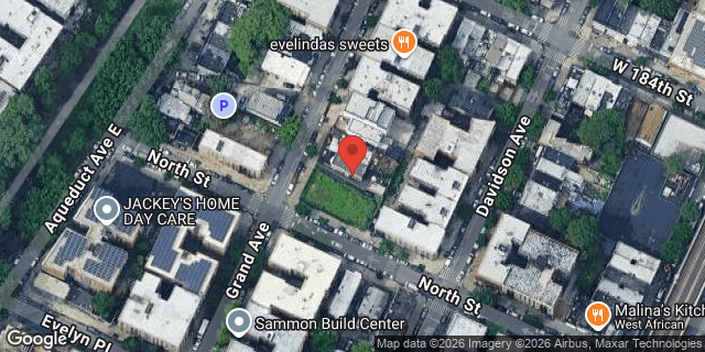 Aerial map of 2310 GRAND AVENUE, Bronx