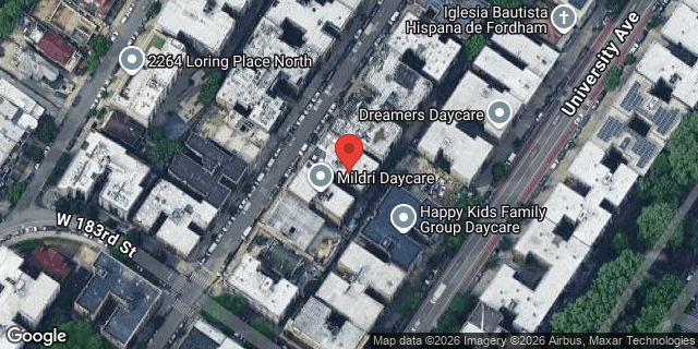Aerial map of 2272 ANDREWS AVENUE NORTH, Bronx