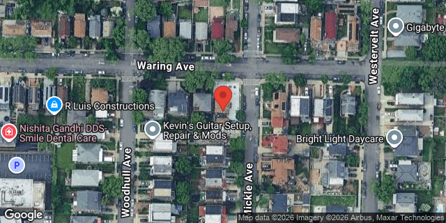 Aerial map of 2379 MICKLE AVENUE, Bronx