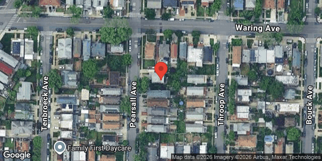 Aerial map of 2322 PEARSALL AVENUE, Bronx