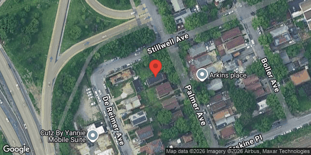 Aerial map of 2215 PALMER AVENUE, Bronx
