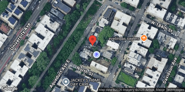 Aerial map of 2336 AQUEDUCT AVENUE EAST, Bronx