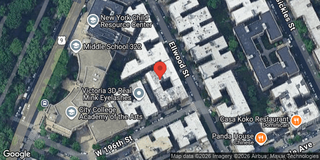 Aerial map of 78 ELLWOOD STREET, Manhattan