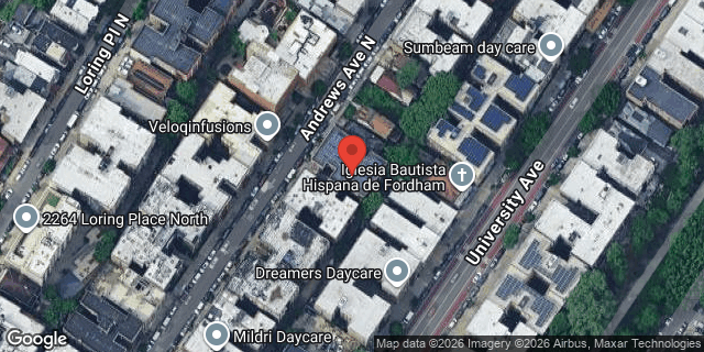 Aerial map of 2296 ANDREWS AVENUE NORTH, Bronx