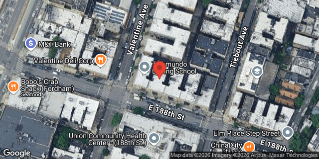 Aerial map of 257 EAST 188 STREET, Bronx