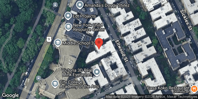Aerial map of 90 ELLWOOD STREET, Manhattan