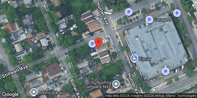 Aerial map of 2237 HUNTER AVENUE, Bronx