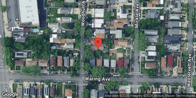 Aerial map of 2408 WOODHULL AVENUE, Bronx