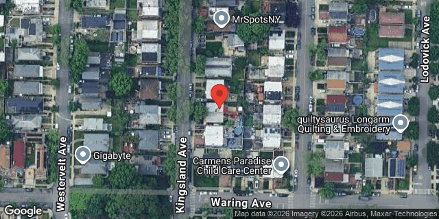 Aerial map of 2412 KINGSLAND AVENUE, Bronx