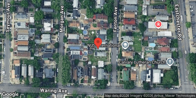 Aerial map of 2417 FENTON AVENUE, Bronx