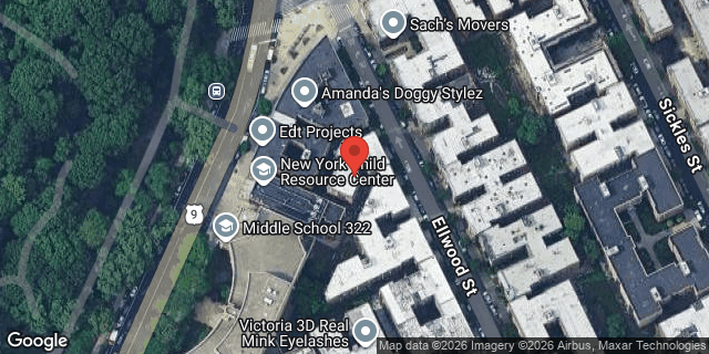 Aerial map of 108 ELLWOOD STREET, Manhattan