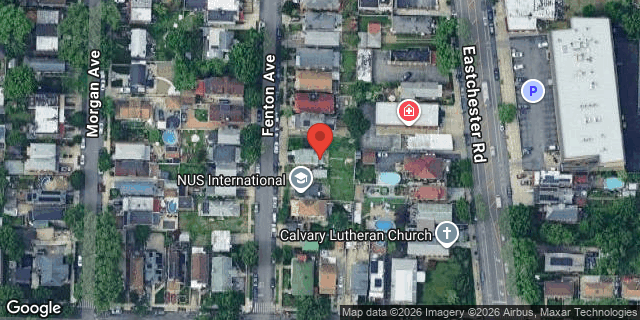 Aerial map of 2416 FENTON AVENUE, Bronx