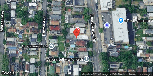 Aerial map of 2419 EASTCHESTER ROAD, Bronx