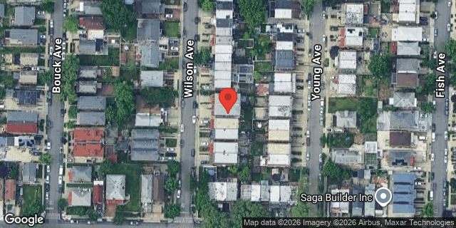 Aerial map of 2420 WILSON AVENUE, Bronx