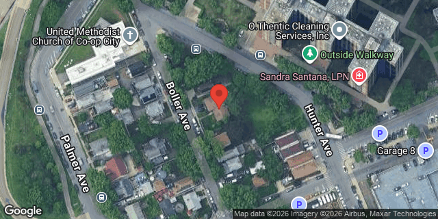 Aerial map of 2320 BOLLER AVENUE, Bronx