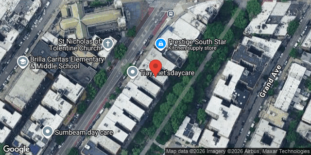 Aerial map of 2348 UNIVERSITY AVENUE, Bronx
