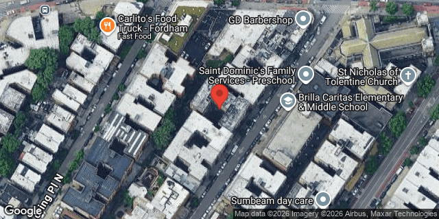 Aerial map of 2331 ANDREWS AVENUE NORTH, Bronx