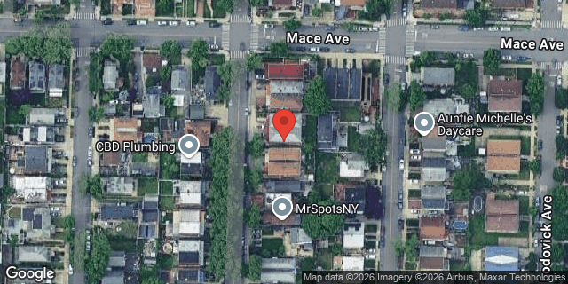 Aerial map of 2442 KINGSLAND AVENUE, Bronx