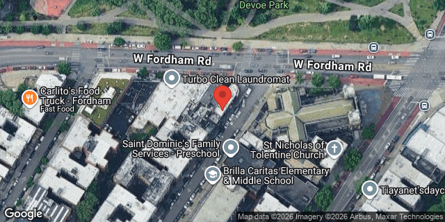 Aerial map of 2349 ANDREWS AVENUE NORTH, Bronx