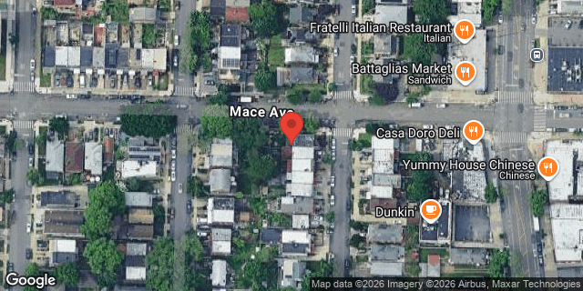 Aerial map of 2461 FENTON AVENUE, Bronx