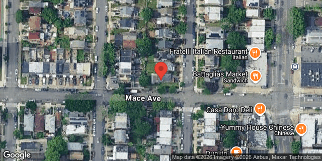 Aerial map of 2501 FENTON AVENUE, Bronx