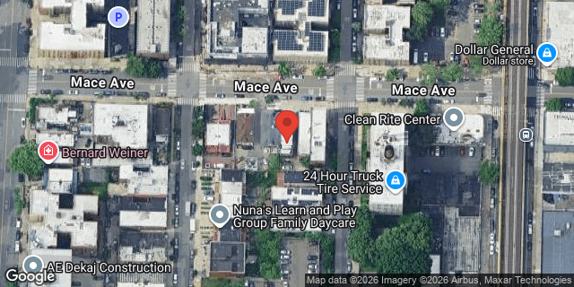 Aerial map of 666 MACE AVENUE, Bronx