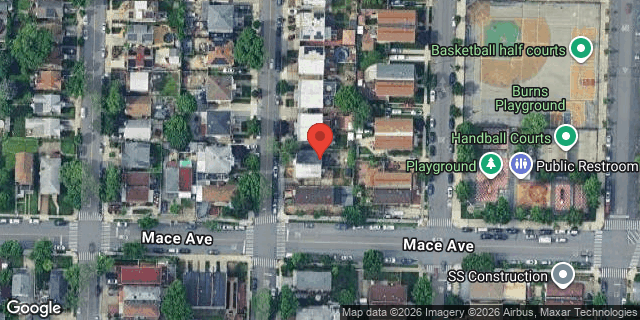 Aerial map of 2508 TIEMANN AVENUE, Bronx