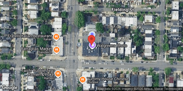 Aerial map of 2504 EASTCHESTER ROAD, Bronx