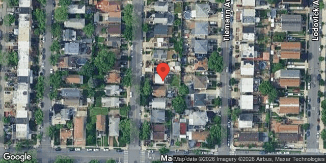Aerial map of 2520 KINGSLAND AVENUE, Bronx