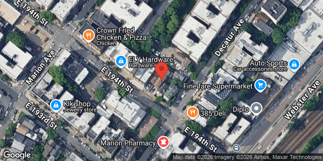 Aerial map of 365 EAST 194 STREET, Bronx