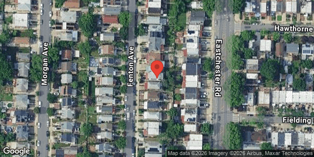 Aerial map of 2538 FENTON AVENUE, Bronx