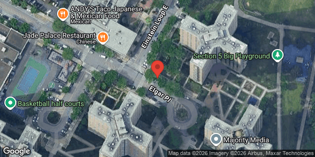 Aerial map of 120 ERSKINE PLACE, Bronx