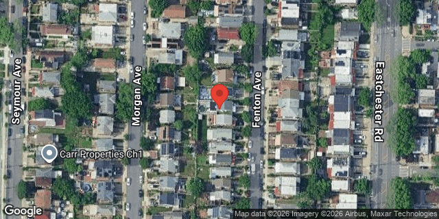 Aerial map of 2537 FENTON AVENUE, Bronx