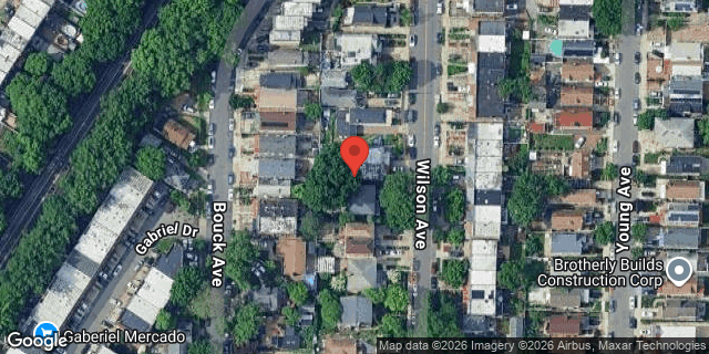 Aerial map of 2549 WILSON AVENUE, Bronx
