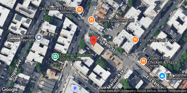 Aerial map of 304 EAST 194 STREET, Bronx