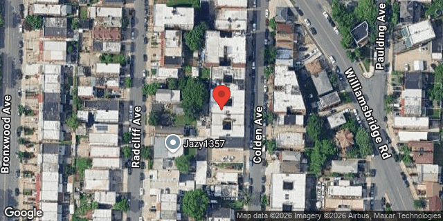 Aerial map of 2555 COLDEN AVENUE, Bronx