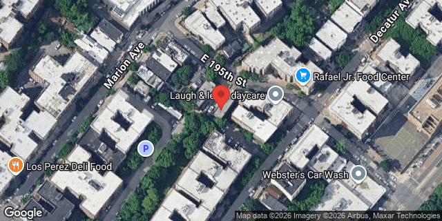 Aerial map of 354 EAST 195 STREET, Bronx