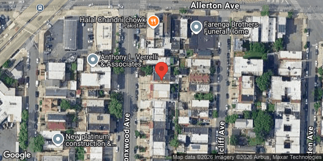Aerial map of 2562 BRONXWOOD AVENUE, Bronx