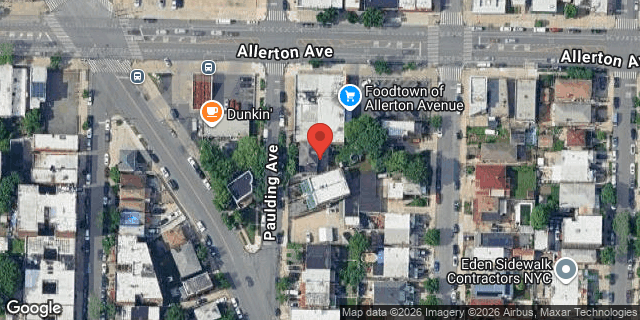 Aerial map of 2564 PAULDING AVENUE, Bronx