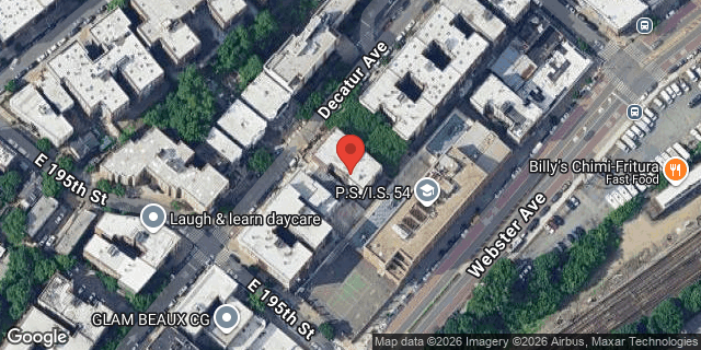 Aerial map of 2712 DECATUR AVENUE, Bronx