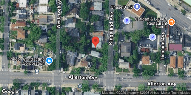 Aerial map of 2711 KINGSLAND AVENUE, Bronx