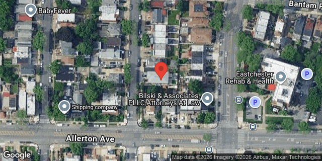 Aerial map of 2712 FENTON AVENUE, Bronx