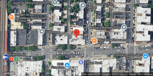Aerial map of 2705 HOLLAND AVENUE, Bronx
