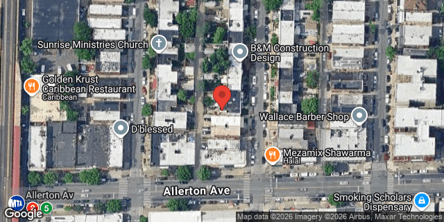 Aerial map of 2711 HOLLAND AVENUE, Bronx