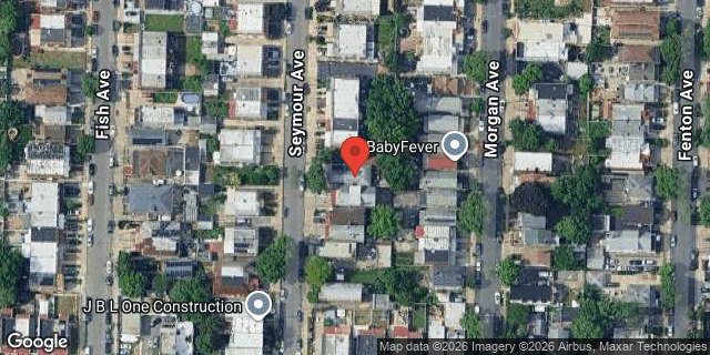 Aerial map of 2722 SEYMOUR AVENUE, Bronx