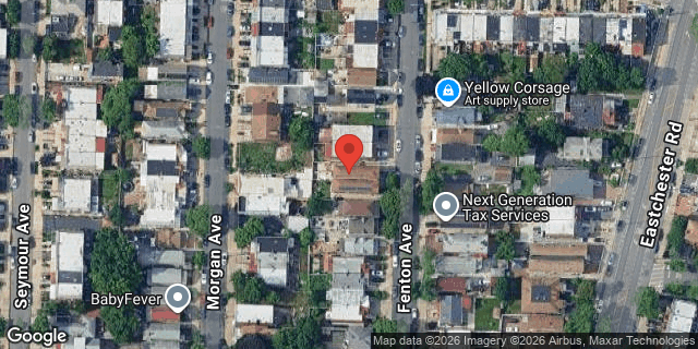 Aerial map of 2743 FENTON AVENUE, Bronx