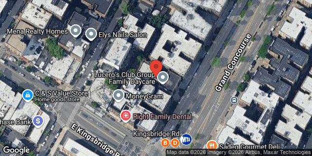 Aerial map of 2675 GRAND CONCOURSE, Bronx