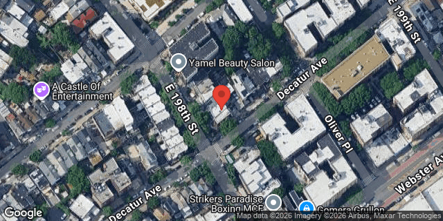 Aerial map of 369 EAST 198 STREET, Bronx