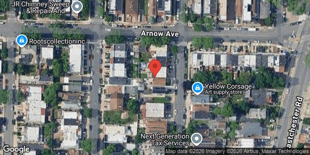 Aerial map of 2763 FENTON AVENUE, Bronx